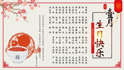 【生日祝?！抗ё?月生日的員工生日快樂(lè )！